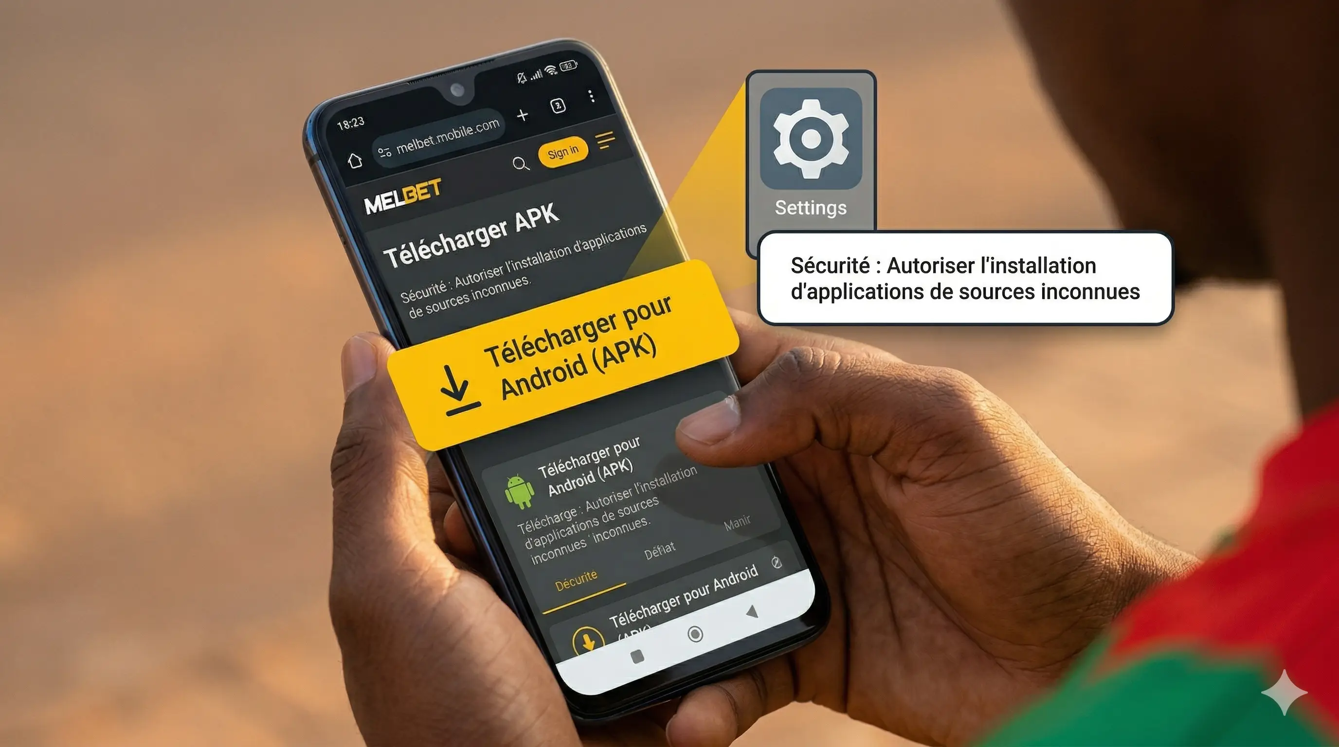 Melbet Burkina Faso ApK